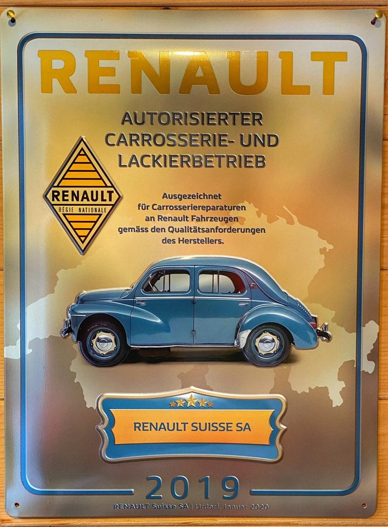 Autorisierter Betrieb für Renault Fahrzeuge | Carrosserie Tannhof